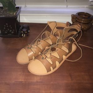 Brown sandals